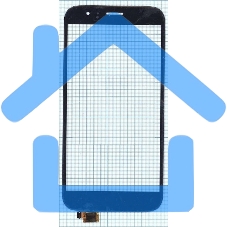 Сенсорное стекло (тачскрин) для Huawei G7 Plus, черное