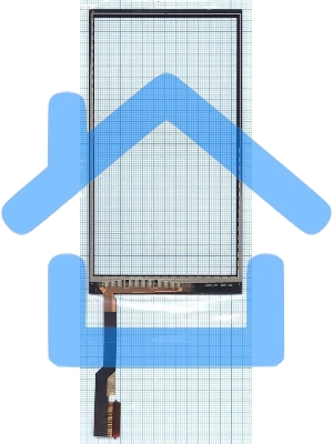 Сенсорное стекло (тачскрин) для HTC One M9+, черное