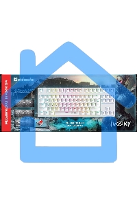 Клавиатура проводная Defender IVORY GK-579 USB белая