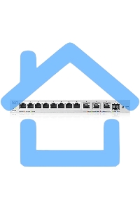 Мультигигабитный Smart L2 коммутатор Zyxel XGS1250-12, 8xGE, 3x1/2,5/5/10G, 1xSFP+, кнопка LED ECO Mode, настольный