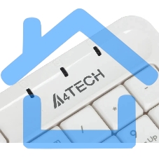 Клавиатура A4Tech Fstyler FK10 проводная, USB, белый/серый