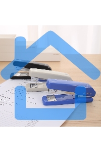 Степлер Deli E0300BLUE Exceed 24/6 26/6 (25 листов) синий, 100 скоб, металл/пластик, коробка