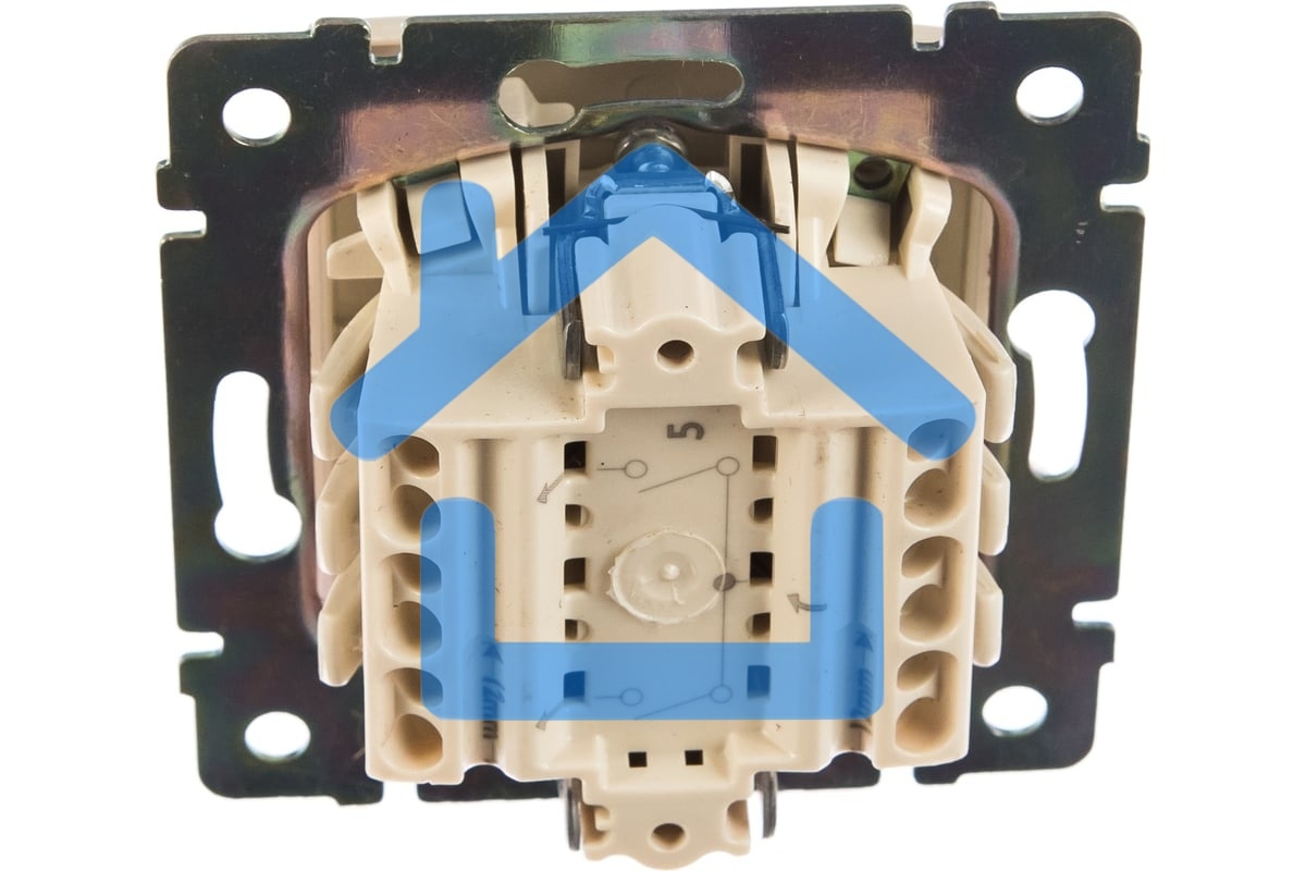 Электроустановочные изделия Legrand Legrand 774305 Выключатель Valena двухклавишный 10 AX(слоновая кость)
