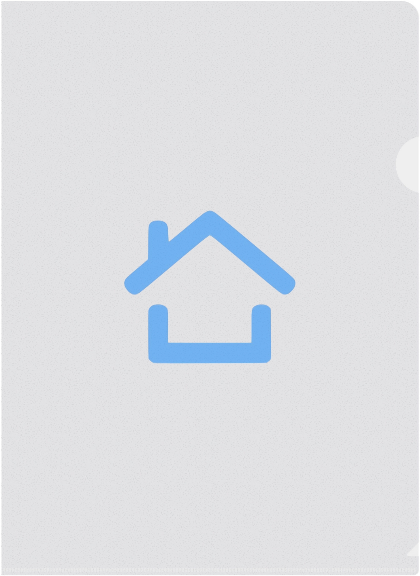 Папка-уголок Silwerhof Eco тисненый A4 пластик 0.12мм прозрачный