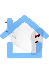 Зарядное устройство MORE CHOICE NC81a СЗУ 1USB+1Type-C 3.0A PD 20W+ QC3.0, белый