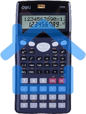 Калькулятор научный Deli E1705 черный 10+2-разр.