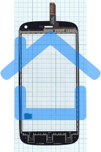 Сенсорное стекло (тачскрин) для Fly IQ4410 Quad Phoenix, черное