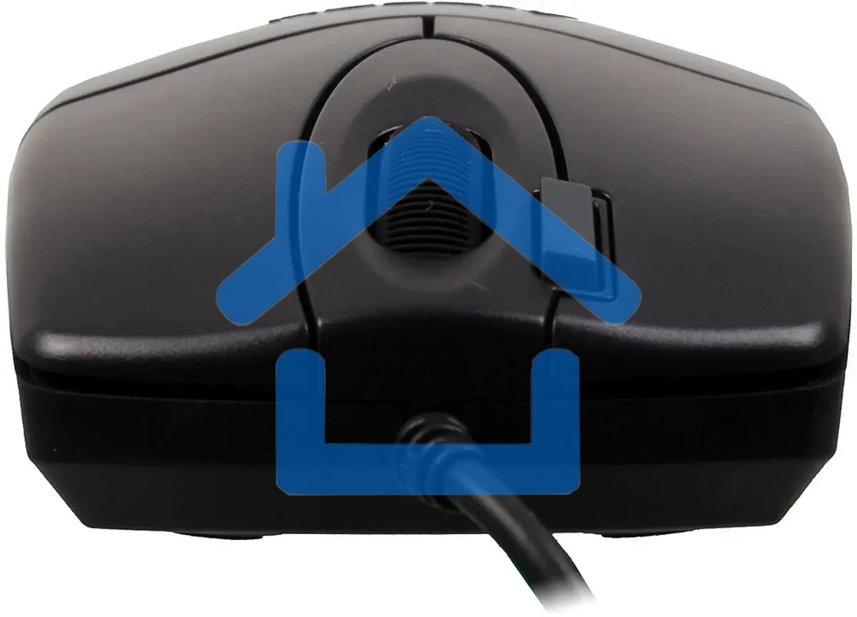 Мышь проводная A4Tech OP-620DS черный, 1000 dpi, USB, кнопки - 4