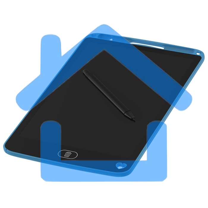 Графический планшет Maxvi MGT-01 blue, LCD планшет для заметок и рисования