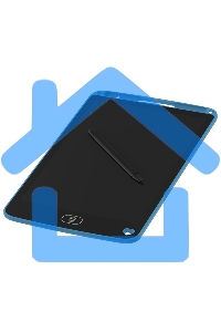 Графический планшет Maxvi MGT-01 blue, LCD планшет для заметок и рисования