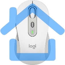 Мышь беспроводная Logitech M750 белый, 4000 dpi, радиоканал, Bluetooth, USB, кнопки - 5