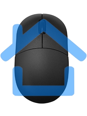 Мышь проводная Qumo Simple Office M92 черный, 1000 dpi, USB, кнопки - 3