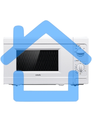 Микроволновая печь BBK 20MWS-705M/W белый, 20 л, 700 Вт, поворотный механизм