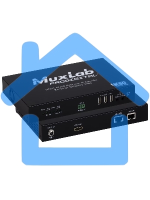 Приемник HDMI KVM OVER IP MuxLab 500760-RX-KVM поддержка 4К60 (SDVoE)