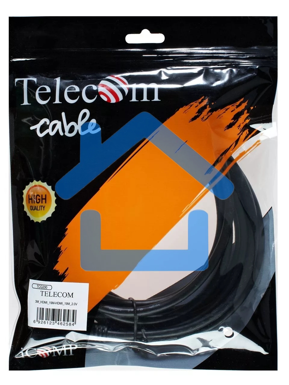Кабель Telecom HDMI 19M/M ver 2.0,3m <TCG200-3M>
