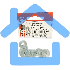 Шайба кузовная M6 цинк. DIN 9021 (уп.20шт) пакет Tech-Krep 103037