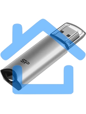 Флешка USB Silicon Power 16 Gb Marvel M02 SP016 GbUF3M02V1S USB 3.0 серебристый