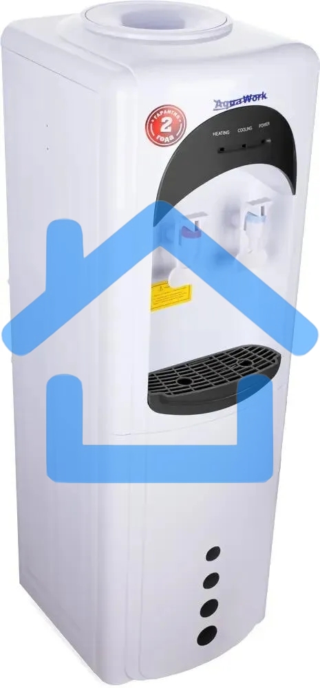 Кулер Aqua Work 17-LDR напольный электронный белый/черный