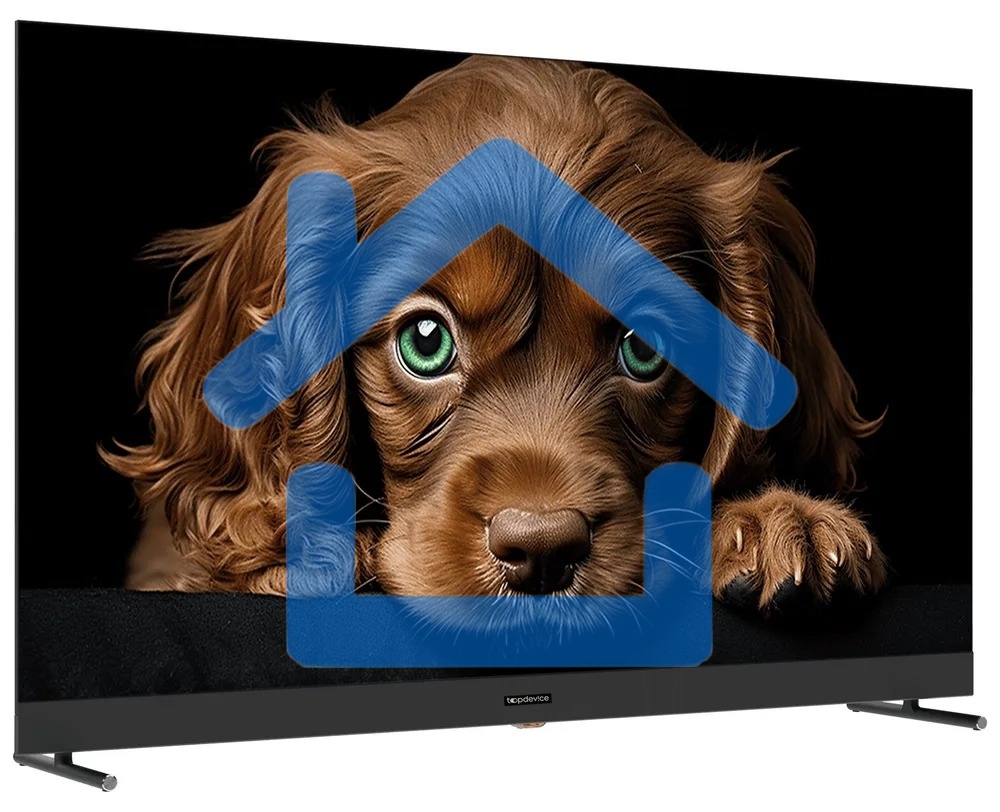 Телевизор Topdevice 50'' TDTV50DQ08U черный VA-QLED UHD 60Hz Smart 2/16Гб