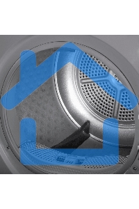 Сушильная машина Maunfeld MFDM168SL02 нержавеющая сталь, 8 кг, сушка - тепловой насос, программ - 16, 59.5 x 84.5 x 61 см