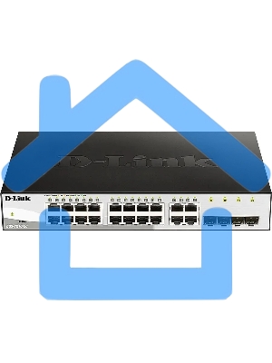 Коммутатор управляемый L2 D-Link DGS-1210-26/FL2A с 24 портами 10/100/1000Base-T и 2 портами 1000Base-X SFP