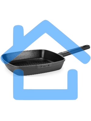 Сковорода-гриль Rondell Craft RDA-1485, 28см, 28x28, антипригарное покрытие, черный