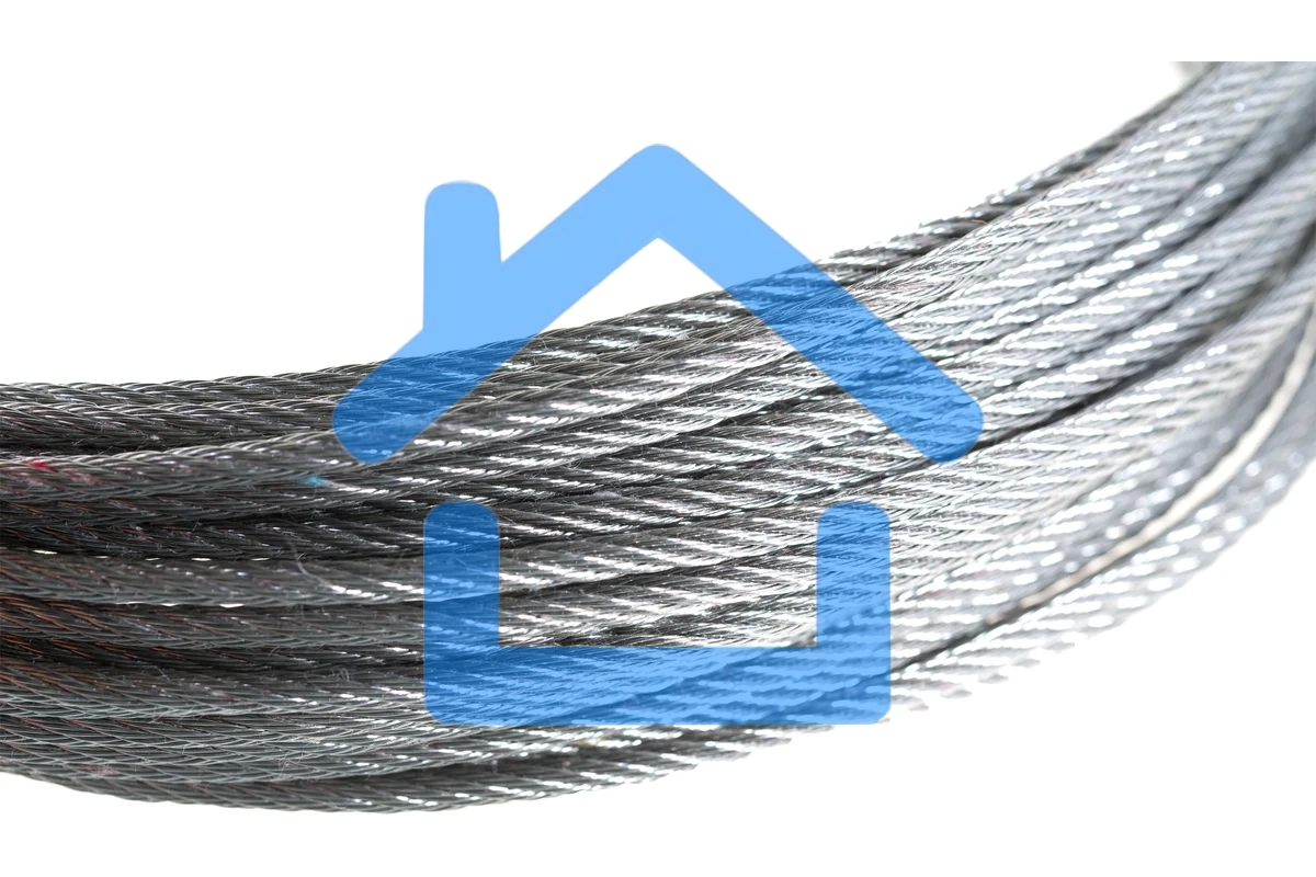 Трос стальной СТРОЙМЕТИЗ 4140060 3.0 мм DIN 3055 цинк (уп.20 м) подвес