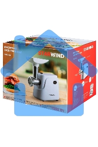 Мясорубка электрическая Starwind SMG3120 1500Вт белый