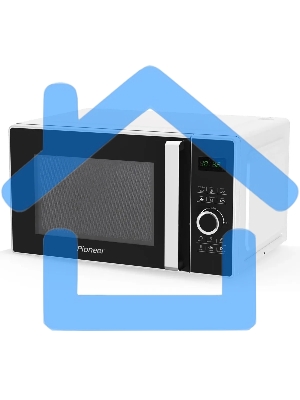 Микроволновая печь Pioneer MW356S белый, 23 л, 800 Вт, переключатели - сенсор/поворотный механизм