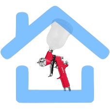 Краскораспылитель Matrix HP пневмат. с верхним бачком V= 0,6 л, сопло диаметром 1.7 мм