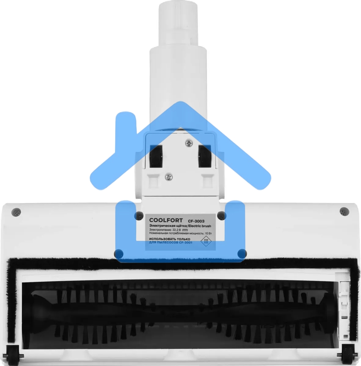 Пылесос вертикальный Coolfort CF-3003 белый, питание от аккумулятора, 260 Вт, уборка сухая, пылесборник 0.5 л, работа от АКБ max 40 мин.
