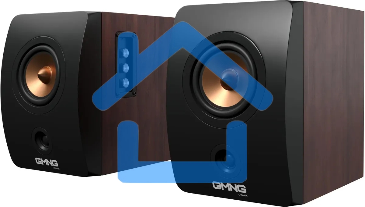 Акустическая система GMNG OK-707 2.0 черный 60Вт