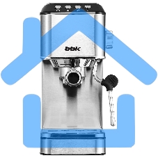 Кофеварка рожковая BBK BCM1501 нержавеющая сталь/черный, исп. кофе - молотый, 1.7 л, 1200 Вт, 20 бар