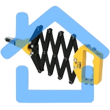 Заклепочник рычажно-складной Deli DL236932 815мм, диаметр 3,2 / 4,0 / 4,8 / 6,0 / 6,4 мм