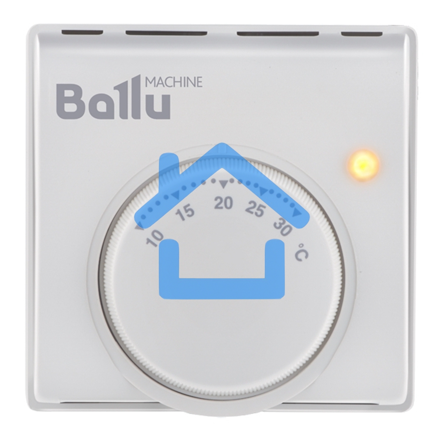 Комплект обогреватель инфракрасный Ballu BIH-GTW-1.3 + BMT-1 белый, 1300 Вт, 26 м2, термостат