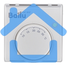 Комплект обогреватель инфракрасный Ballu BIH-GTW-1.3 + BMT-1 белый, 1300 Вт, 26 м2, термостат