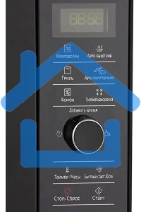 Микроволновая печь Panasonic NN-GD38HSZPE черный, 23 л, 1000 Вт, переключатели - поворотный механизм/сенсор