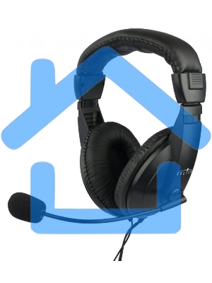 Гарнитура Oklick HS-M137V черный 1.8м мониторы оголовье