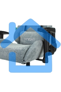 Кресло игровое Бюрократ VIKING KNIGHT LT28 FABRIC серо-голубой крестовина металл/пластик
