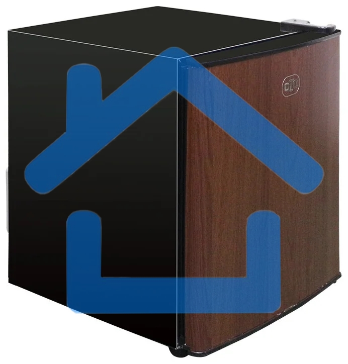 Холодильник OLTO RF-050 коричневый однокамерный 45/5л морозилка сверху