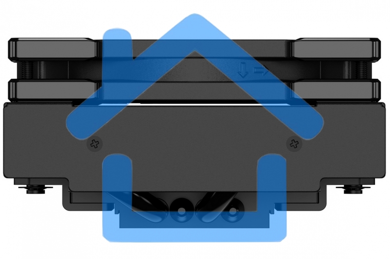 Кулер ID-COOLING IS-47-XT черный 92мм алюминий 2800rpm 35.2db 4-pin 47мм