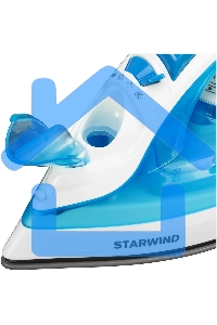 Утюг Starwind SIR2045 1800Вт голубой/белый