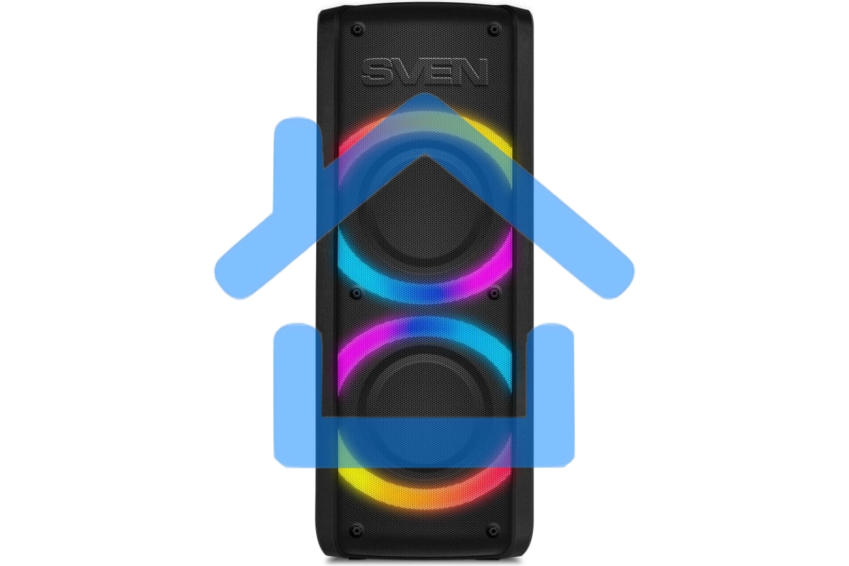 Портативная акустика Sven АС PS-710 черный 100 Вт Bluetooth