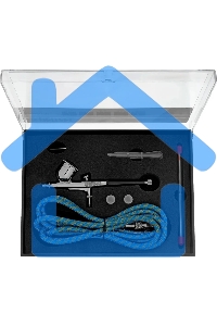 Аэрограф с верхним бачком AB1, 0.2/0.3/0.5 мм, 7 мл, 9 л/мин Denzel