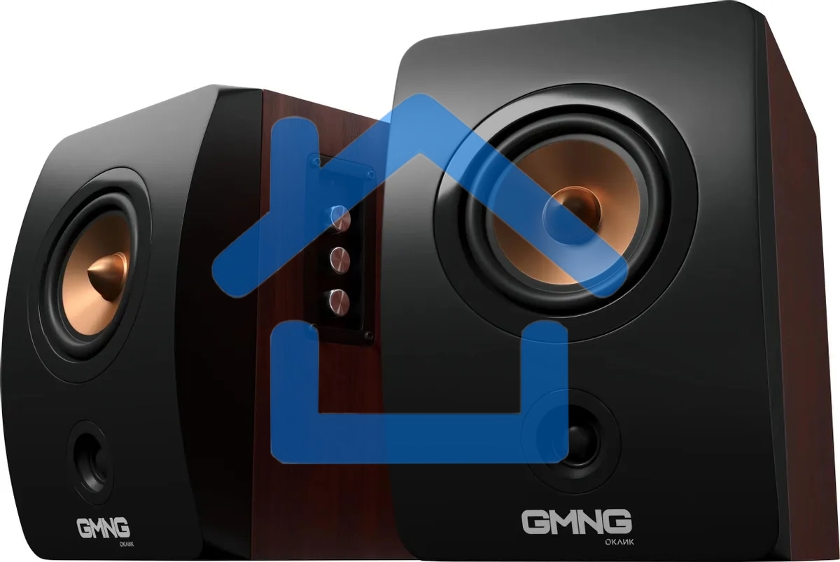 Акустическая система GMNG OK-707 2.0 черный 60Вт