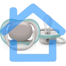 Пустышка Philips Avent ultra air, бежевая без рисунка, 18+ мес., 1 шт.