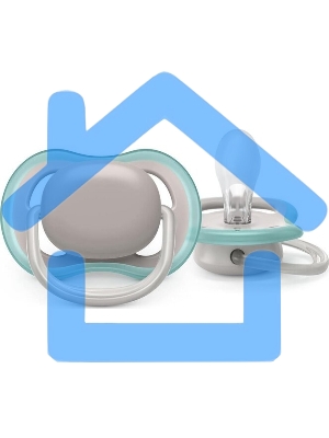 Пустышка Philips Avent ultra air, бежевая без рисунка, 18+ мес., 1 шт.