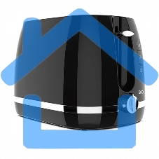 Тостер BQ T1711, 900Вт, черный