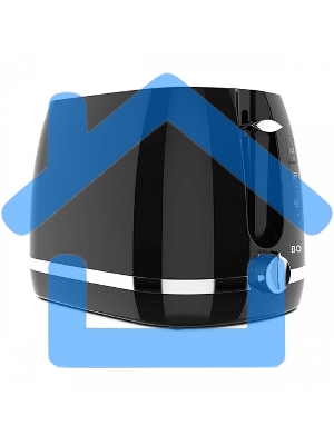 Тостер BQ T1711, 900Вт, черный