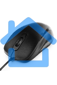 Мышь проводная Gembird MOP-110 черный, 1000 dpi, USB, кнопки - 3